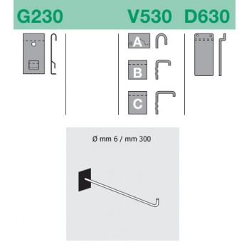 Suport liniar G230-V530-D630-3